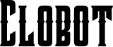 Clobot Font