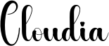 Cloudia Font