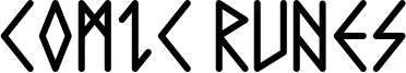 Comic Runes Font