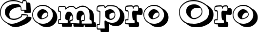 Compro Oro Font