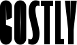 Costly Font