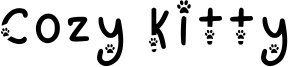 Cozy Kitty Font