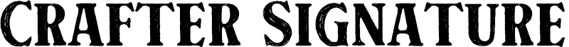 Crafter Signature Serif Font