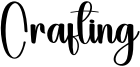 Crafting Font