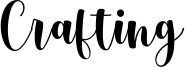 Crafting Font