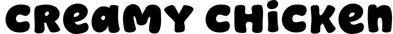 Creamy Chicken Font