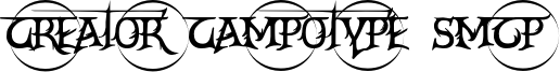 Creator Campotype Smcp Font
