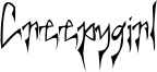 Creepygirl Font