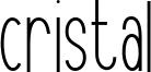 Cristal Font
