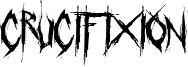 Crucifixion Font