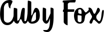 Cuby Fox Font