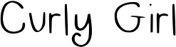Curly Girl Font