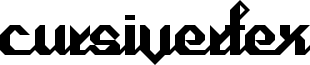 Cursivertex Font