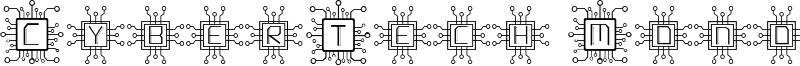 CyberTech Monogram Font