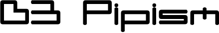 D3 Pipism Font