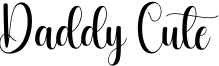 Daddy Cute Font