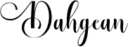 Dahgean Font