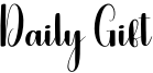 Daily Gift Font