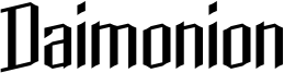 Daimonion Font