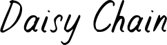 Daisy Chain Font