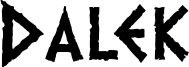 Dalek Font