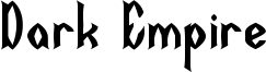 Dark Empire Font
