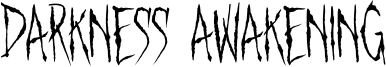 Darkness Awakening Font