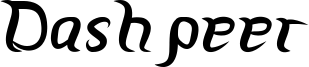 Dashpeer Font