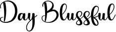 Day Blussful Font