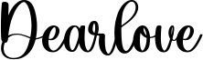 Dearlove Font