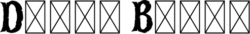 Death Bones Font