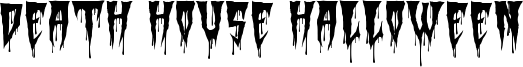 Death House Halloween Font