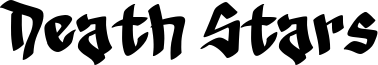 Death Stars Font