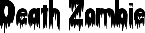 Death Zombie Font