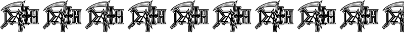 DeathMetal Logo Font