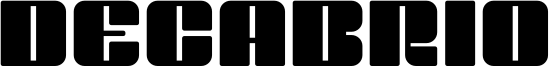 Decabrio Font