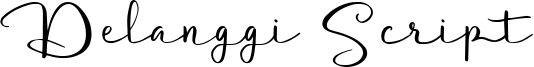 Delanggi Script Font