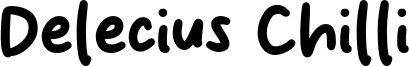 Delecius Chilli Font