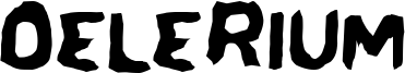 Delerium Font