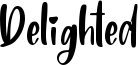 Delighted Font