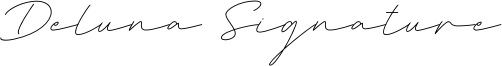 Deluna Signature Font