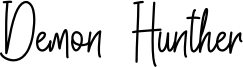 Demon Hunther Font