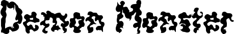 Demon Monster Font