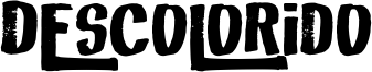 Descolorido Font