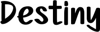 Destiny Font