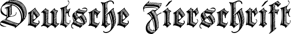 Deutsche Zierschrift Font