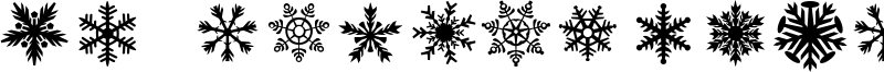 DH Snowflakes Font