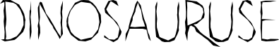 Dinosauruse Font