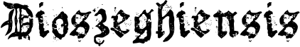 Dioszeghiensis Font
