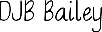 DJB Bailey Font